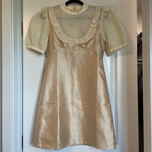 Sister Jane Cream Textured Dress